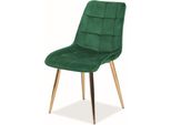 Sedia Da Pranzo Set Di Sedie Da Cucina Verde Chic Set Di 2