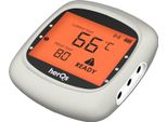 Herqs Easybbq Pro - Termometro Per Griglia, Barbecue, Digitale, Temperatura Al Cuore, Termometro Per Carne Senza Fili, Bluetooth, App, Wireless, Termometro - Per Forno, Griglia, Padella, Friggitrice Ad Aria Calda
