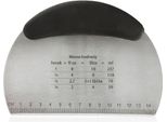 Spatola Da Cucina Raschia Pasta Spatola Tagliapasta Tritatutto Con Scala Graduata 16 Cm