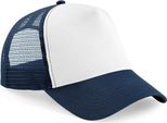 Beechfield - Cappellino Trucker Per Bambini RW8810 (Taglia Unica) (Blu Scuro/Bianco)