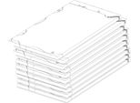 Pricaro Blocco Note "Pen"", Magnetico, A7, 10 Pezzi"