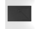 Piatto Doccia In Ceramica Nero Opaco Sottile 3Cm 100X80 | Delfino