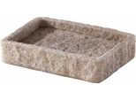 Portasapone Beige In Resina Rettangolare | Gelso