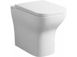 Vaso Wc Filo Muro Rimless Bianco Lucido Con Copriwc | Swing