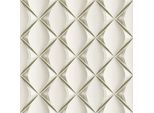 Carta Da Parati In Lana Con Ornamento Grafico Profhome 386912-GU Leggermente Goffrata Opaca Beige Platino Grigio Chiaro 5,33 M2