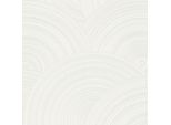 Carta Da Parati In Lana Con Ornamento Grafico Profhome 386961-GU Goffrato Semilucido Bianco Perla 5,33 M2