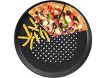 Orion Teglia Per Pizza Teglia In Teflon Teglia Per Pizza Teflon Nero 32 Cm