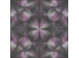 Carta Da Parati In Lana Con Ornamento Grafico Profhome 386921-GU Leggermente Goffrato Opalescente Viola Nero Grigio Rosa 5,33 M2