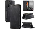 Galaxy A54 5G Case, Retropoliuretanocustodia In Pelle Stand Cover Protettiva Per Samsung Galaxy A54 5G Nero