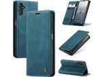 Galaxy A14 5G Case, Retro Custodia In Finto Cuoio Con Funzione Stand Custodia Protettiva Per Samsung Galaxy A14 5G Blu