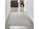 Tappeto Shaggy A Pelo Alto Lavabile Antiscivolo Grigio Dimensioni - 60 X 110 Cm