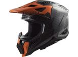 LS2 MX703 X-Force Victory Carbon Motocross Helm, Nero/Arancio, M (57/58)