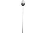Kynast Garden Torcia Da Giardino A Led Solare In Metallo E Plastica Altezza 112 Cm