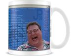 Jurassic Park - Tazza Da Caffè "Codice Del 30° Anniversario"" PM5833 (Taglia Unica) (Blu/Bianco)"