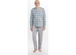 Martel Roman - Pigiama Grigio/Verde - 100 % Cotone