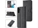 Galaxy A34 5G Case, Flip Cover Wallet Case In Pelle Chiusura Magnetica Stand Custodia Protettiva Per Samsung Galaxy A34 5G Nero