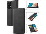 Galaxy A53 5G Custodia In Pelle Con Funzione Stand E Porta Carte, Custodia Design Portafoglio Per Samsung Galaxy A53 5G Nero