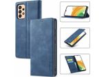 Custodia Galaxy A23, Stand Funzione Carta Portafoglio Custodia Protettiva In Pelle Per Samsung Galaxy A23 5G / 4G Blu