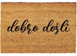 Zerbino Giftstory Cocco Dobro Dosli - Zerbino Regalo Porta D'ingresso - Zerbino Di Benvenuto - Zerbino Divertente - Dimensioni: 80X50 Cm