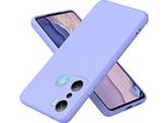 Custodia Infinix Hot 12 Pro, Custodia Protettiva Morbida In Silicone Liquido Per Infinix Hot 12 Pro Viola
