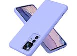 Custodia Xiaomi 12T Pro, Custodia Protettiva Morbida In Silicone Liquido Per Xiaomi 12T / 12T Pro Viola