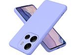 Tecno Spark Go 2023 Custodia, Custodia Protettiva Morbida In Silicone Liquido Per Tecno Spark Go 2023 Viola