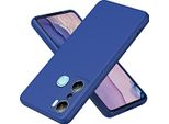 Custodia Infinix Hot 20I, Custodia Protettiva Morbida In Silicone Liquido Per Infinix Hot 20I Blu