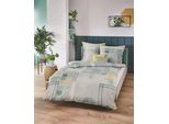 Kaeppel Mako Satin Biancheria Da Letto Glenn 155X220 + 80X80 Jade