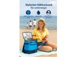 Anemoss Marine Collection Sailboat Zaino Freddo, Borsa Isolata Per Il Trasporto Di Cibi Caldi E Freddi, Lunch Box Termico, Cool Box Per Esterni, Spiaggia, Picnic, Campeggio, 25 L, Blu
