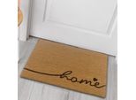 Zerbino Home In Cocco | Design Semplice In Marrone-Beige Dimensioni - 60 X 90 Cm