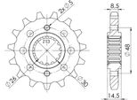 Pignone Passo 530 - Z 15 Denti (Dis.20602)