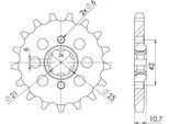 Pignone Passo 530 - Z 17 Denti (Dis.20505)