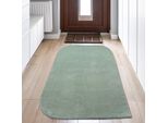 Tappeto Lavabile Per La Camera Da Letto - Angoli Arrotondati - Verde Dimensioni - 80 X 150 Cm