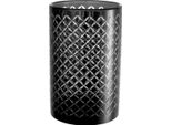 Casa Padrino Candeliere In Vetro Nero Ø 18 X H. 28 Cm - Accessori Per Hotel - Accessori Per Ristoranti - Accessori Per La Ristorazione - Qualità Lusso