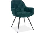 Sedia Da Pranzo Set Di Sedie Da Cucina Verde Ciliegio Set Di 2