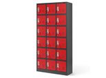 Armadietto Spogliatoio Armadietto Spogliatoio Rosso Antracite 185X90X40