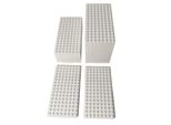Lego® 8X16 Piastre Da Costruzione Bianche - 92438 Nuovo! Quantità 10X