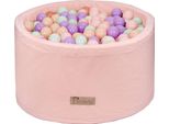 Flumi Piscina Di Palline Per Bambini - Piscina Di Palline Per Bambini 90X40Cm Con 200 Palline ∅ 7Cm Eu - Viola, Menta, Pesca