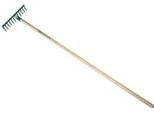 Rastrello 12Z In Acciaio Con Manico 140Cm Profi Prodotto Ceco