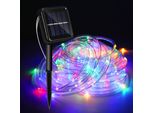 Jopassy 12 M Luci Solari Fata Luce Corda Led Luci Fata 8 Modalità Di Luce Festa Giardino Interno Esterno Decorazione Luci Di Natale