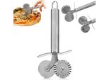 Rotella Orion Per Pasta E Rotella Per Pasta In Acciaio Inox A Doppia Lama 17 Cm