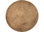Tagliere Orion Vassoio Di Legno Vassoio Di Legno Vassoio Di Servizio Piatto Da Portata Rotondo In Legno Di Mango, 30 Cm