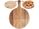 Tagliere Per Pizza Orion Tagliere Per Servire Tagliere In Legno Piatto Per Pizza In Legno 43,5X32 Cm