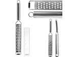 Orion Grattugia Piatta Da Cucina Grattugia Fine In Acciaio Inox 38 Cm