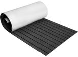 Jopassy Pavimento Stuoia Teak Decking Barca Marina Pavimentazione Eva Schiuma Antiscivolo, Per Barche Yacht Pavimentazione Marina, 1Pcs 240X90Cm Striscia (Grigio Scuro)