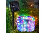 Swanew Led Luce Di Corda Solare Luci Di Fata All'aperto, Con Timer E 8 Modalità, Luce Di Corda Solare All'aperto, Luci Di Fata Solare Balcone, Colorati, 32 Metri, 300 Led
