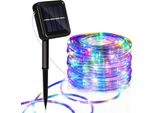 Jopassy Luce Solare Corda Led Corda Luce Stringa Luce Esterna Rete Luce Rgb 20M