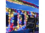 Fiqops Luce Solare A Corda Filo Giardino Luci Fata Led Corda Luce Colorata-10M