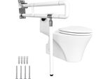 Jopassy Maniglia Di Sostegno Aiuto In Piedi Maniglione Per Wc Maniglia Di Sicurezza Maniglia Pieghevole Antiscivolo Maniglia A Parete Acciaio Inox