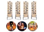 Set Di 4 Tavolette Di Legno Rustiche In Acciaio Inossidabile Per Fumatori Jopassy